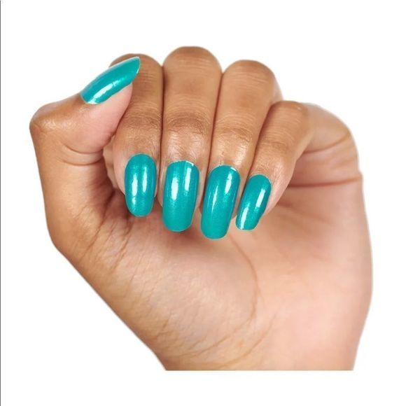 Color Street- Brave and Bold, shimmery teal nail strip set - Picture 7 of 15